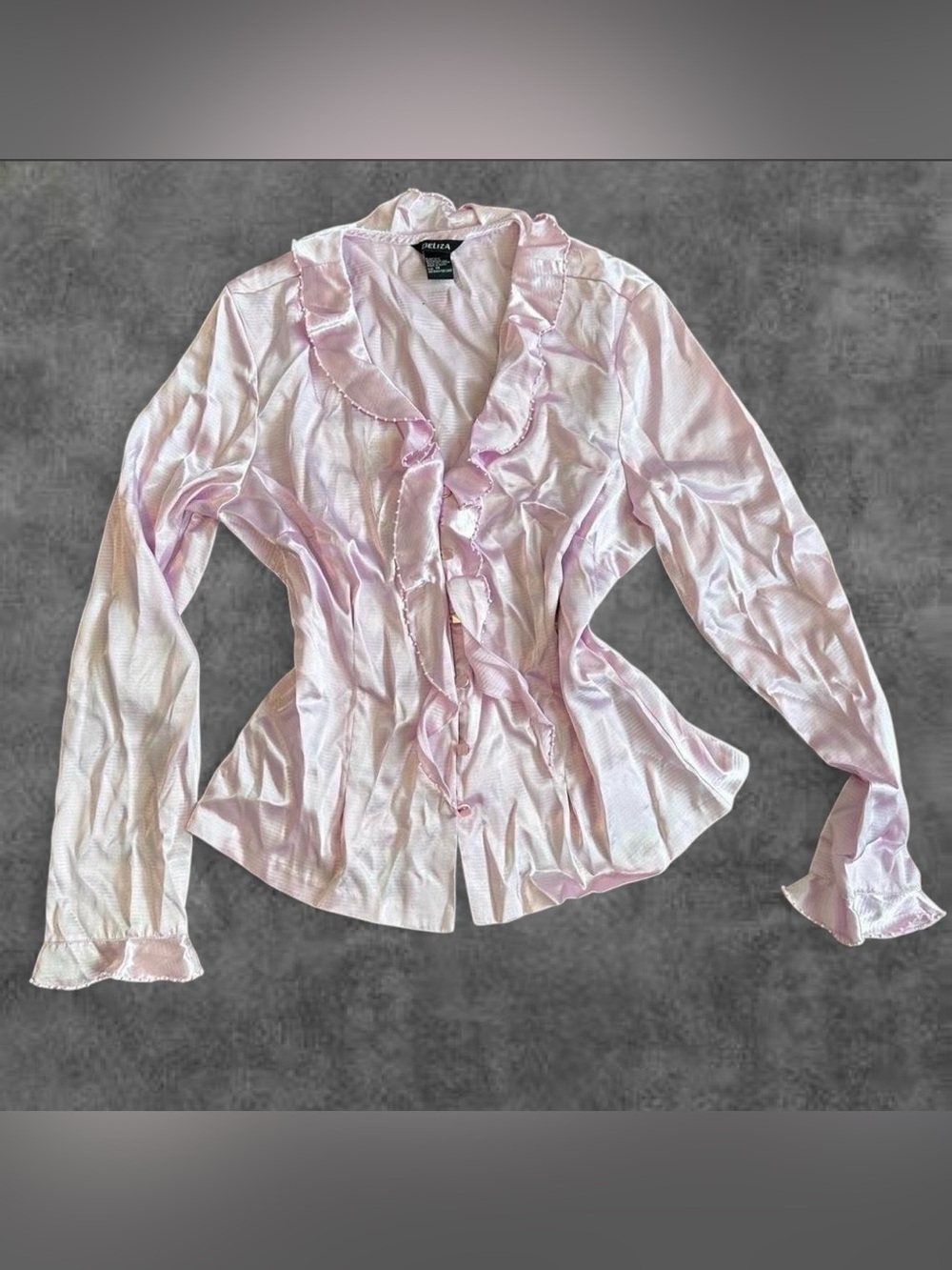 Y2K Beliza Ruffle Top